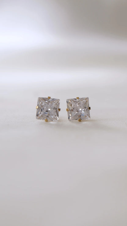 Boucles d'oreilles "SELENA" - Bleu Saphir