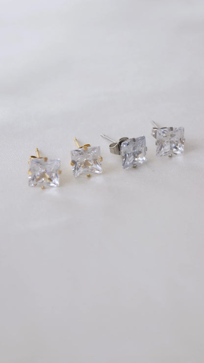 Boucles d'oreilles "SELENA" - Bleu Saphir