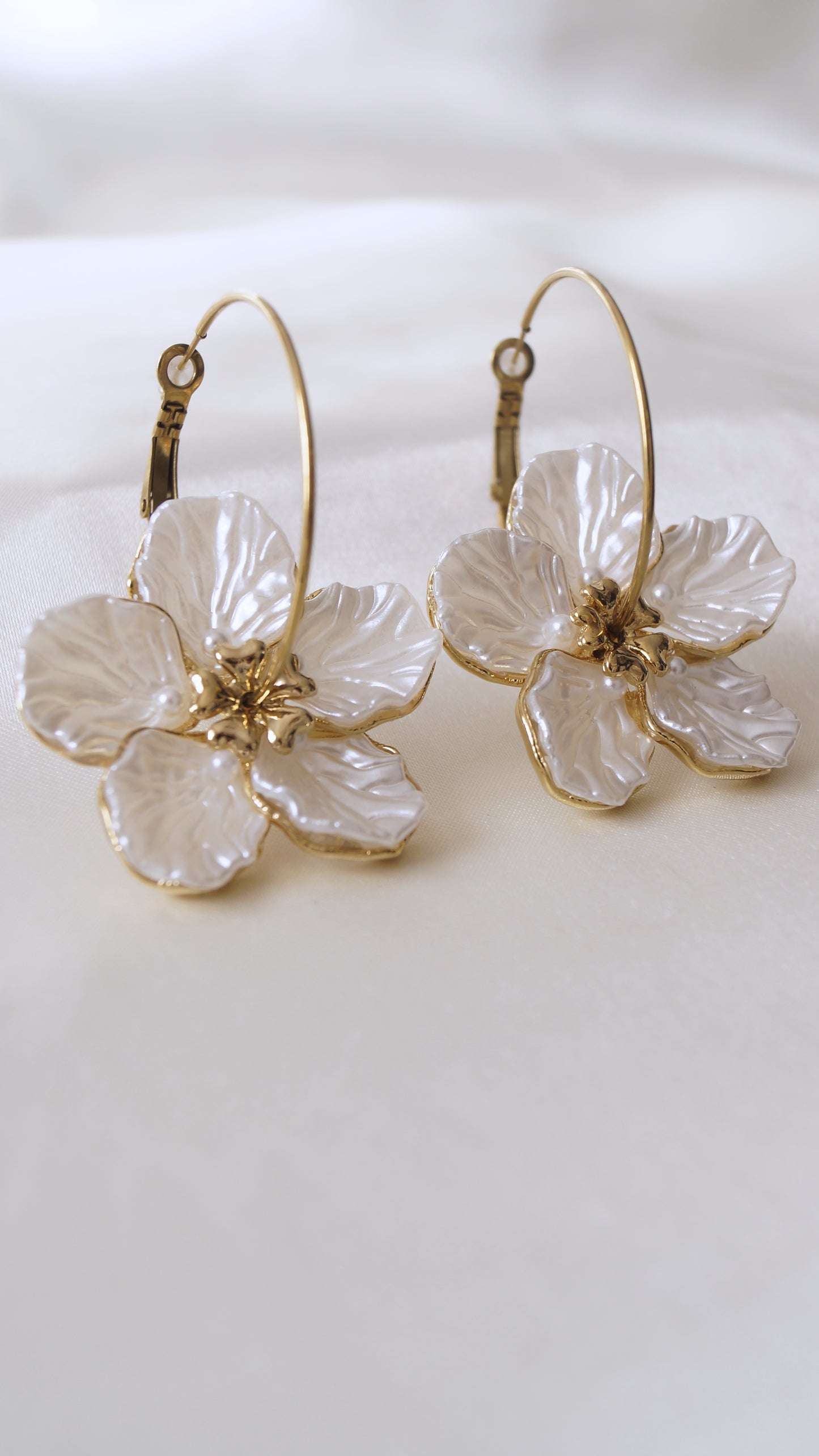 Boucles d'oreilles "MAGNOLIA'