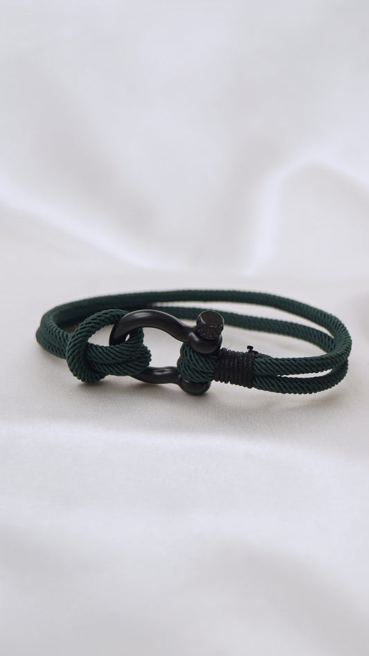 Bracelet "MARIN" · Vert sapin