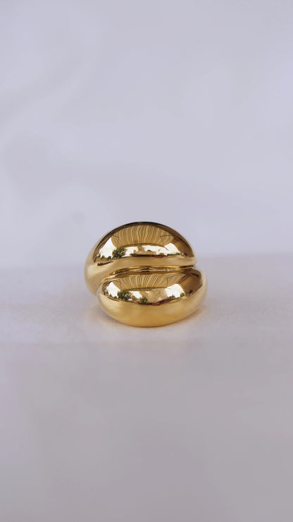 Bague "FALL" - Bleu Saphir