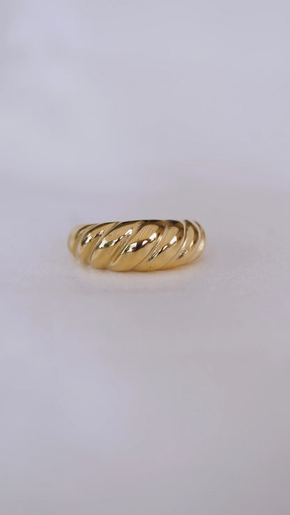 Bague "DENISE" - Bleu Saphir