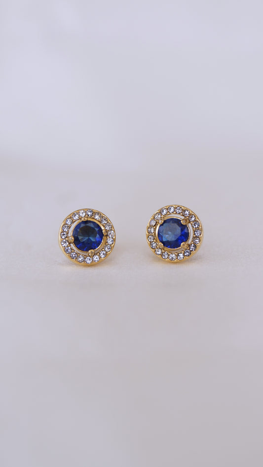 Boucles d'oreilles "ASHLEY" · Bleues