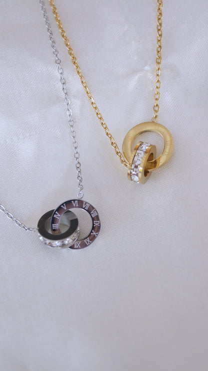 Collier "FOREVER" - Bleu Saphir