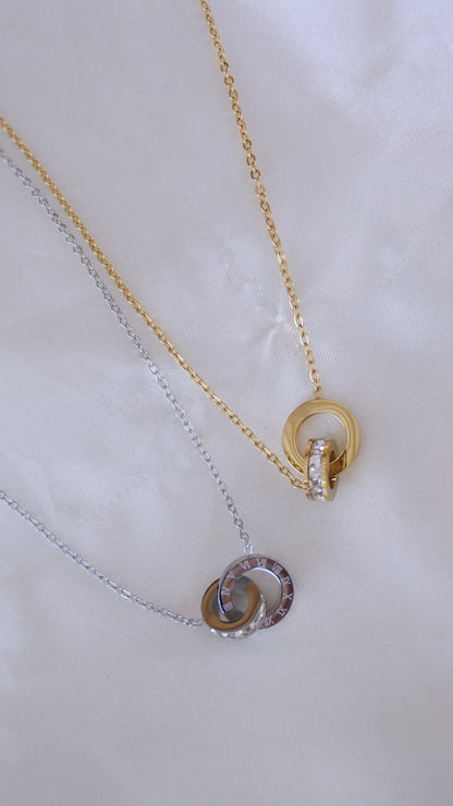 Collier "FOREVER" - Bleu Saphir