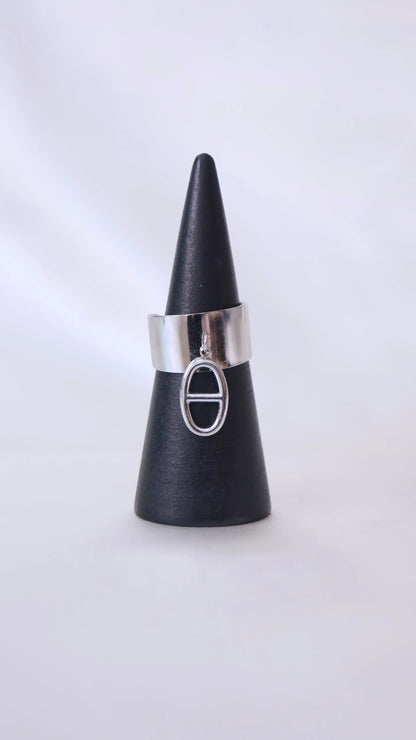 Bague "CAROLINA" - Bleu Saphir