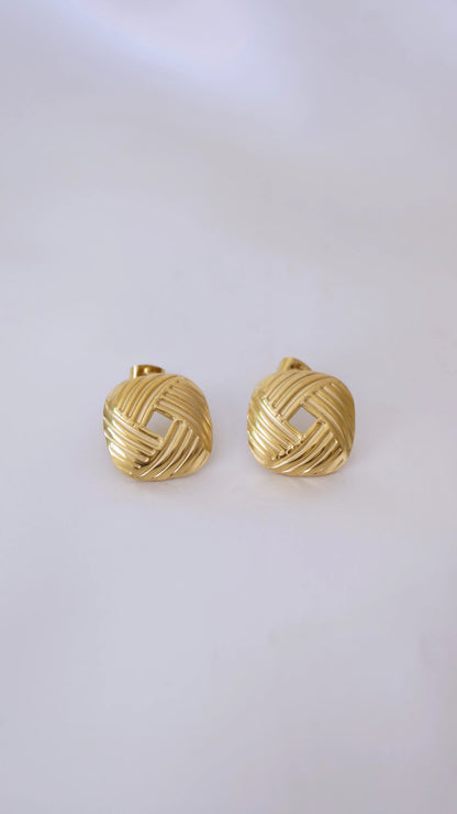 Boucles d'oreilles "KATE" - Bleu Saphir