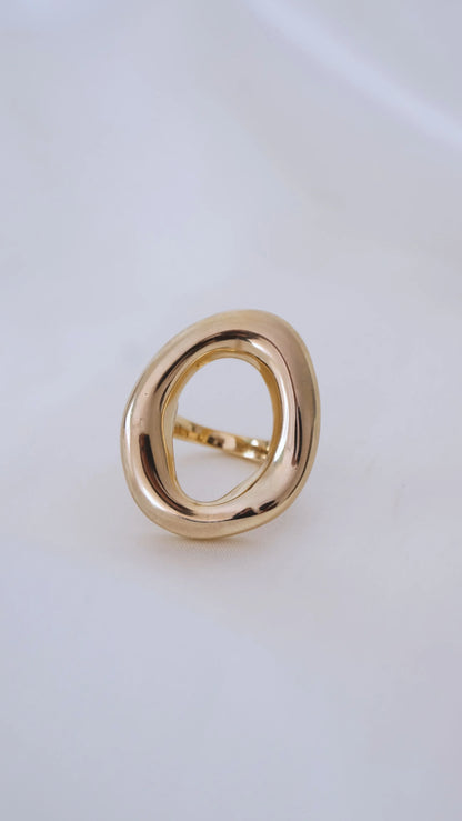 Bague "AURA" - Bleu Saphir