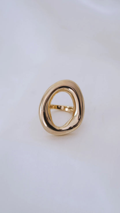 Bague "AURA" - Bleu Saphir