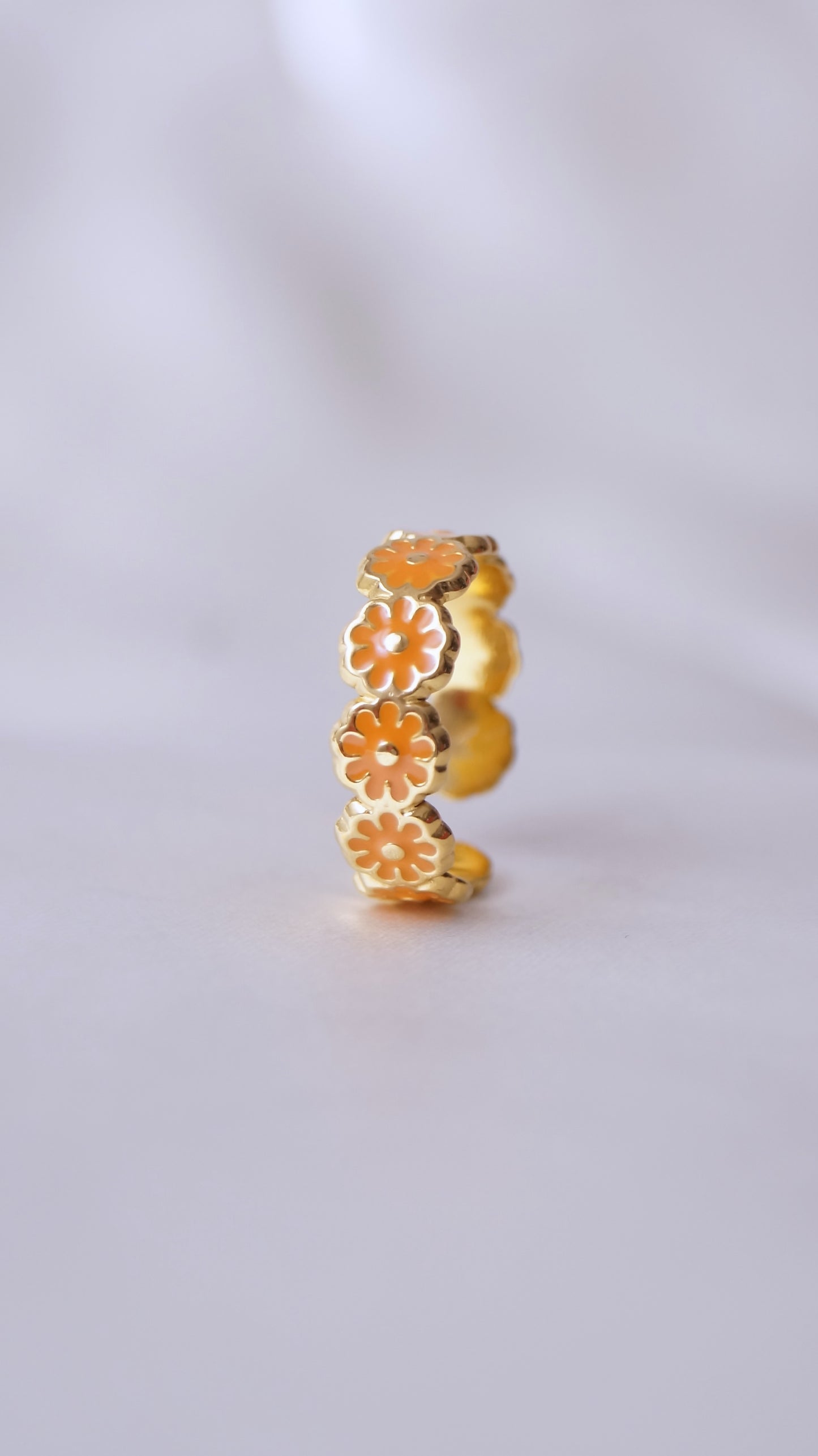 Bague "MARGUERITE" · Orange