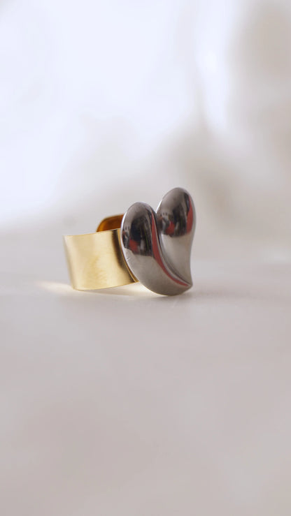 Bague "MATCHY" - Bleu Saphir