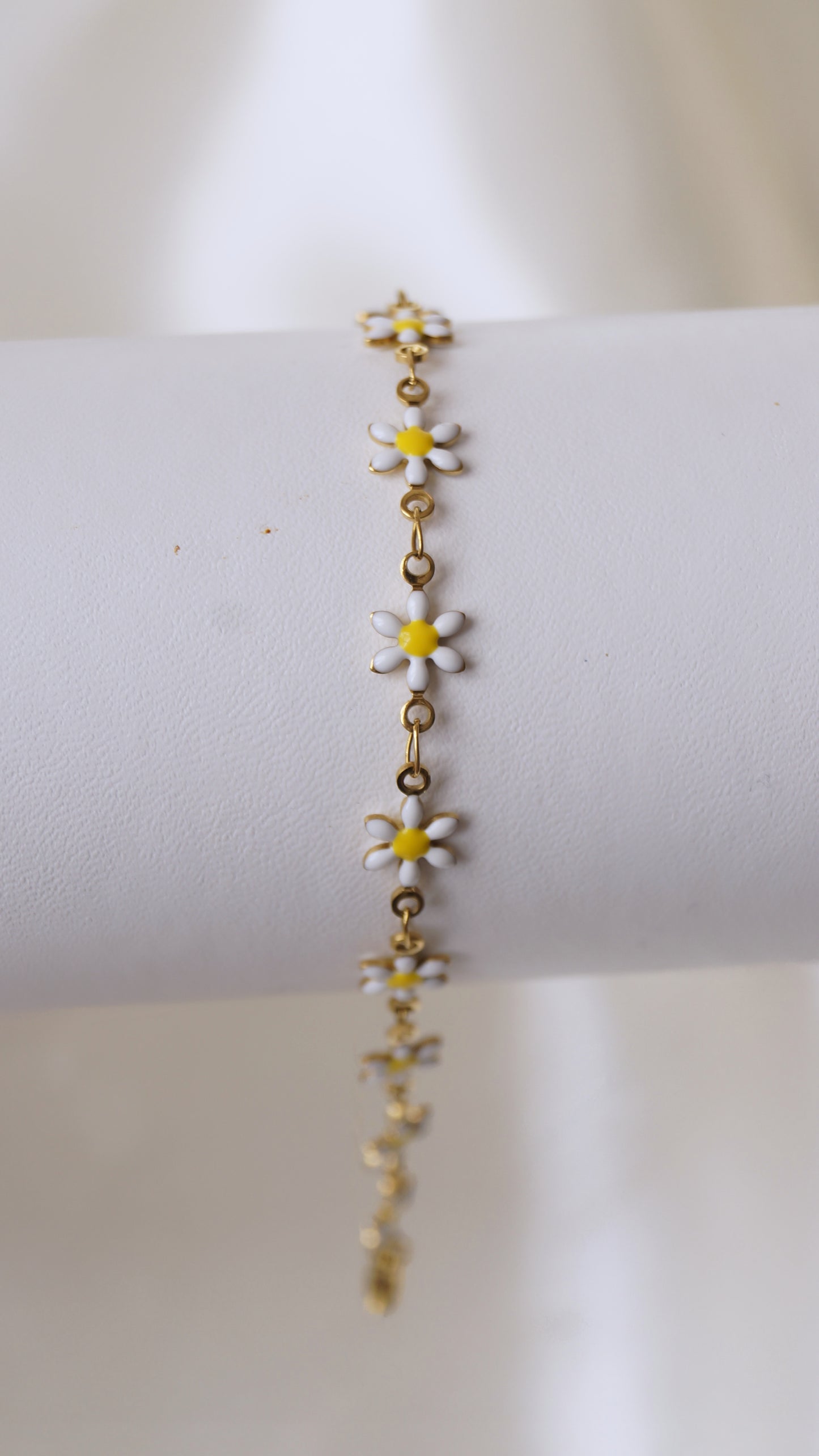 Bracelet "MARGUERITE" · Blanc