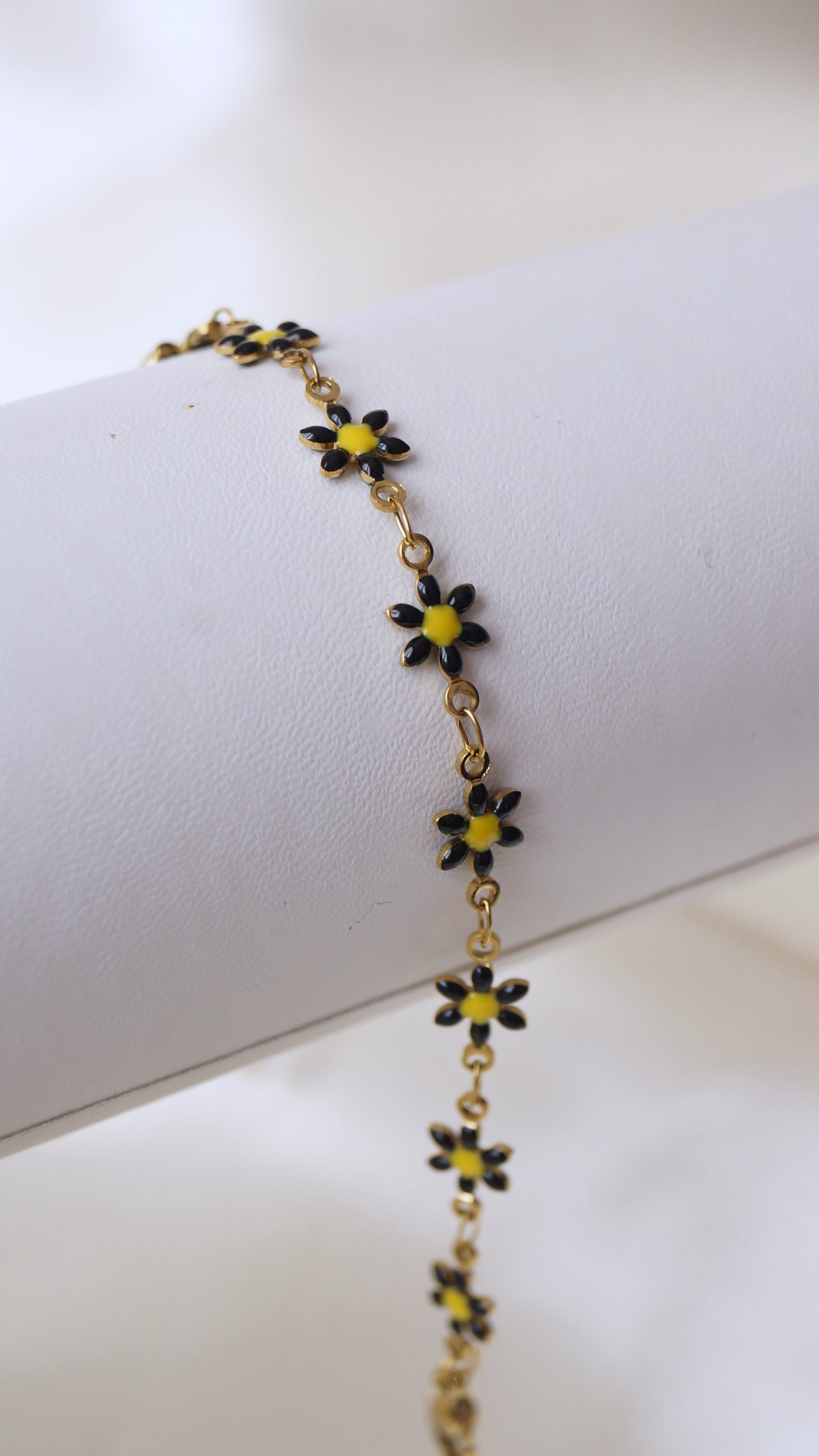 Bracelet "MARGUERITE" · Noir