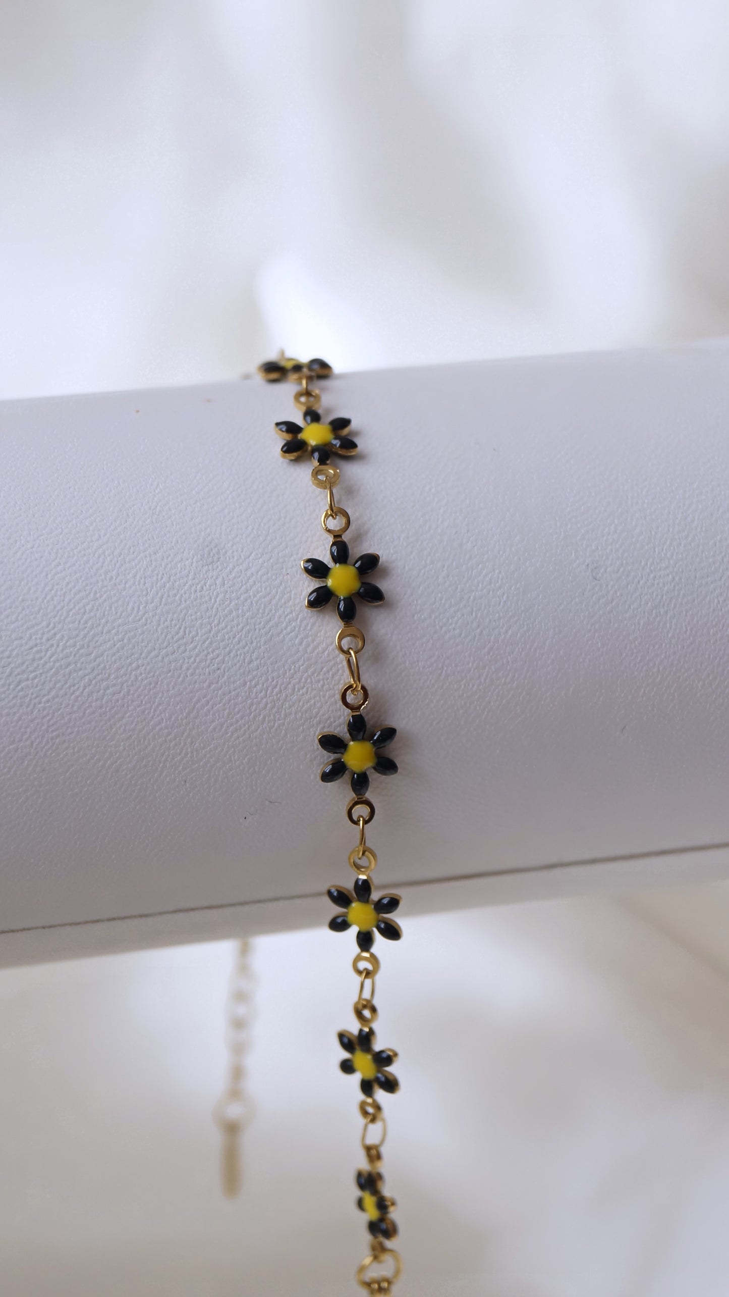 Bracelet "MARGUERITE" · Noir