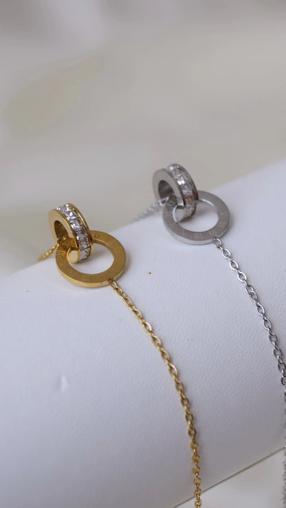 Bracelet "FOREVER" - Bleu Saphir