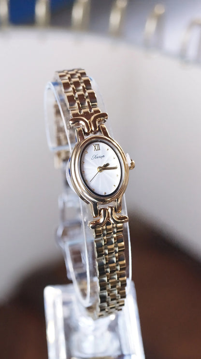 Montre "OLD MONEY" · Dorée - Bleu Saphir