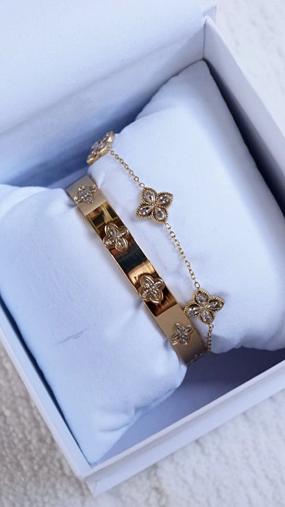 COFFRET "MONICA" - Bleu Saphir