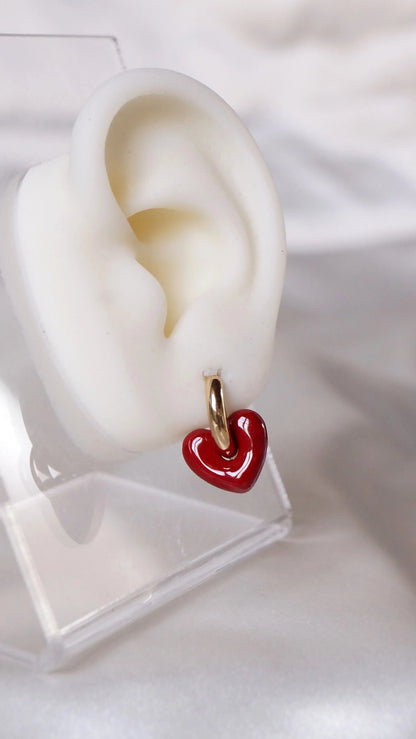 Boucles d'oreilles "RUBY" - Bleu Saphir