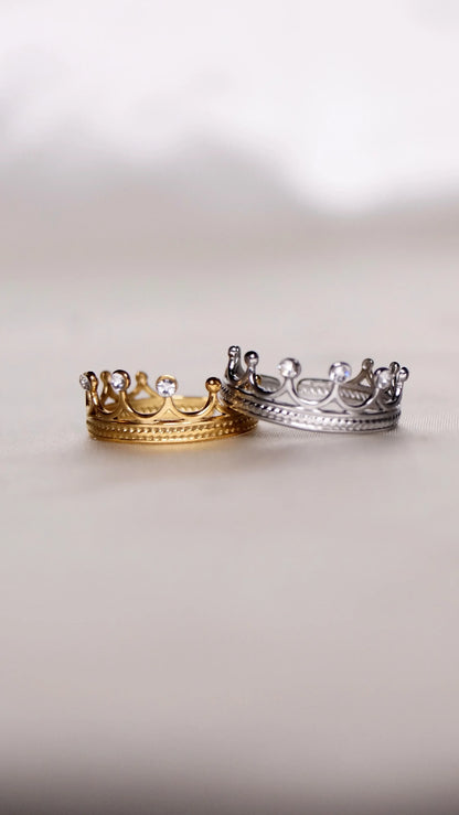 Bague "DIANA" - Bleu Saphir