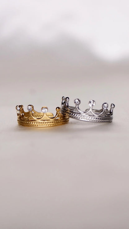 Bague "DIANA" - Bleu Saphir