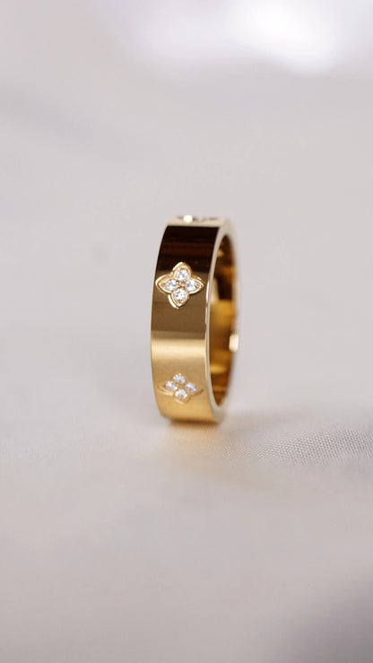 Bague "KYLIE" - Bleu Saphir