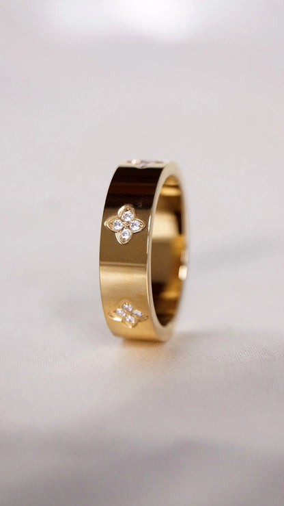 Bague "KYLIE" - Bleu Saphir