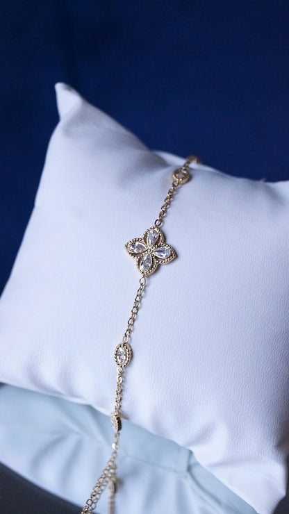 Bracelet "MILA" - Bleu Saphir