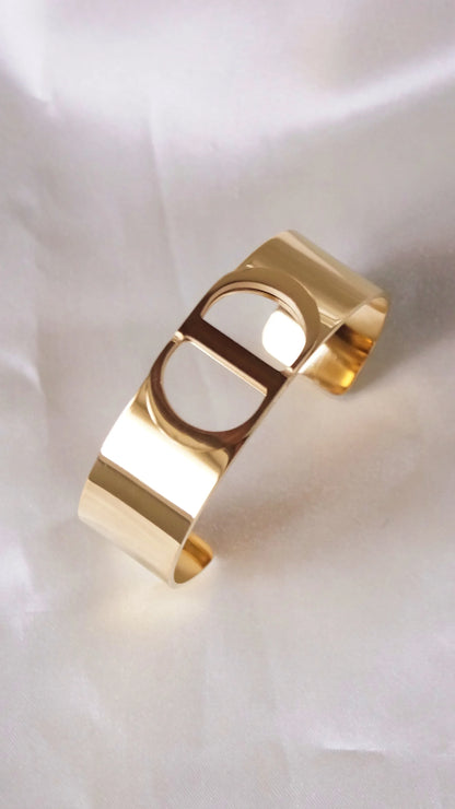 Bracelet Jonc "BELLA" - Bleu Saphir