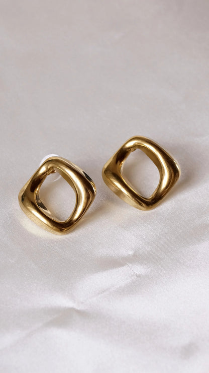 Boucles d'oreilles "EMMA" - Bleu Saphir