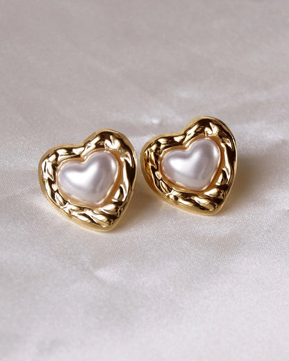 Boucles d'oreilles "PERLA" - Bleu Saphir