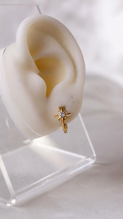 Boucles d'oreilles "HARMONIE" - Bleu Saphir