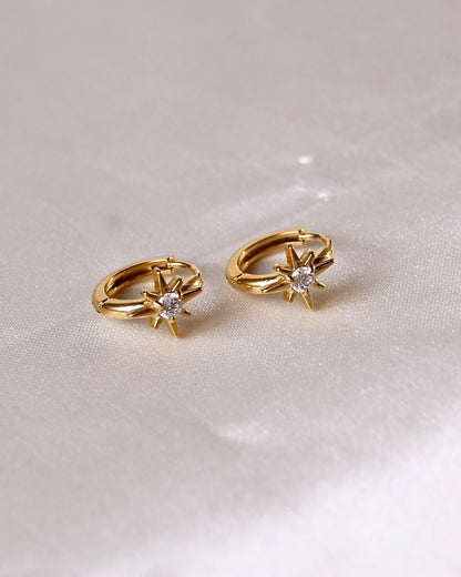 Boucles d'oreilles "HARMONIE" - Bleu Saphir