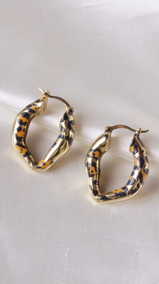 Boucles d'oreilles "LÉOPARD"