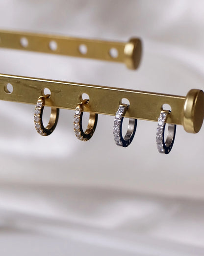 Boucles d'oreilles "PARFAITES" (XS) - Bleu Saphir