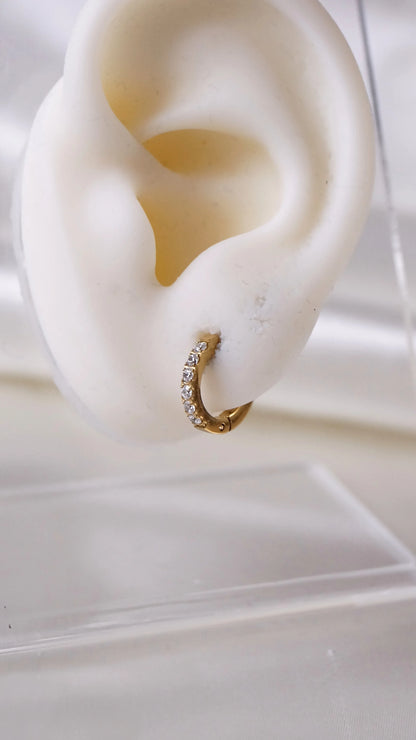 Boucles d'oreilles "PARFAITES" (XS) - Bleu Saphir