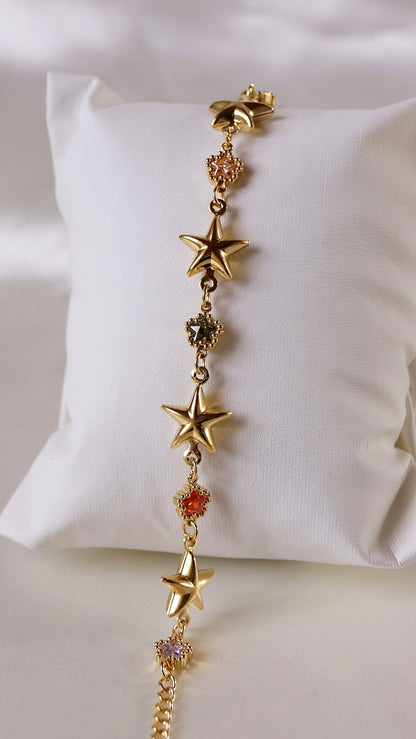 Bracelet "ELISSA" - Bleu Saphir