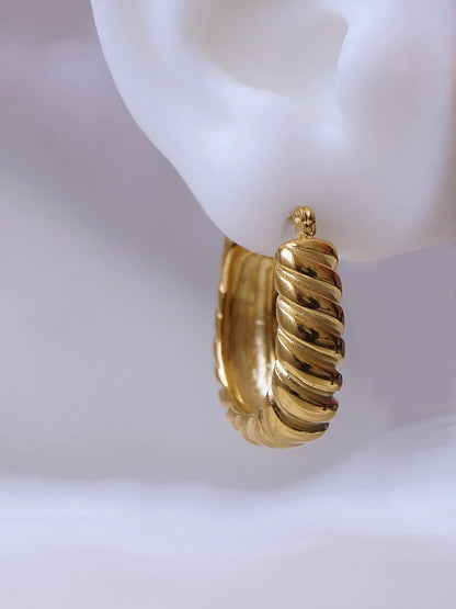 Boucles d'oreilles "HANOI" - Bleu Saphir