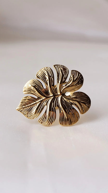 Bague "AMAZONIE" - Bleu Saphir