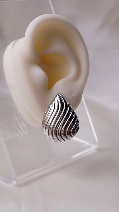 Boucles d'oreilles "ASMA" - Bleu Saphir