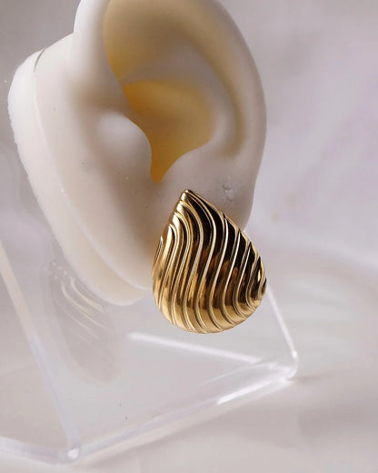 Boucles d'oreilles "ASMA" - Bleu Saphir