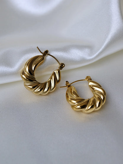 Boucles d'oreilles "LAGOON" - Bleu Saphir