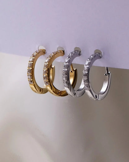 Boucles d'oreilles "PARFAITES" (S) - Bleu Saphir