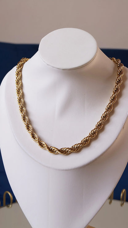 Collier "YANISSA" - Bleu Saphir