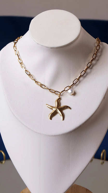 Collier "STARLIGHT" - Bleu Saphir