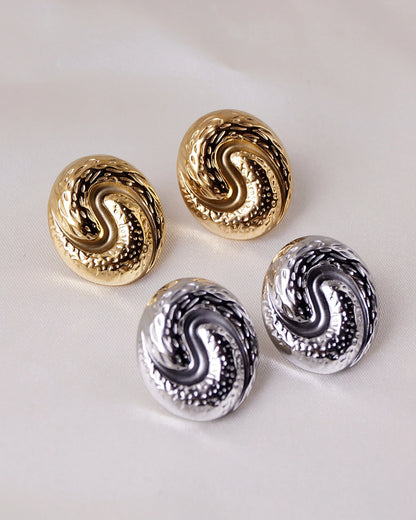 Boucles d'oreilles "COLOMBIA" - Bleu Saphir