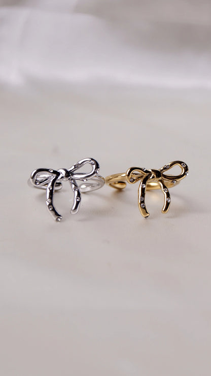 Bague "COQUETTE" - Bleu Saphir