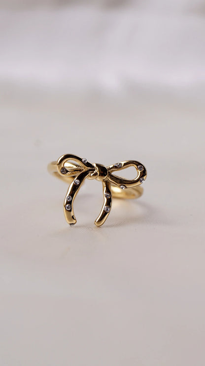 Bague "COQUETTE" - Bleu Saphir