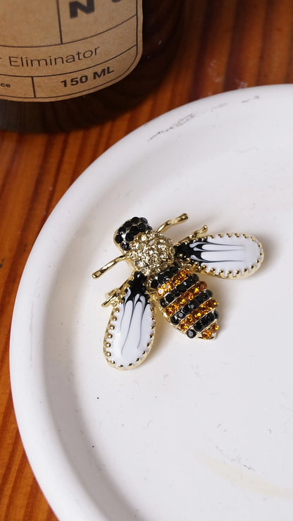 Broche "MAYA" - Bleu Saphir