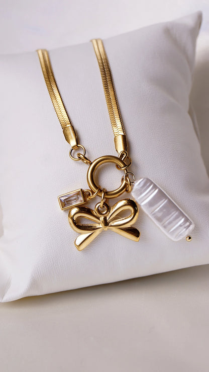 Collier "GIRLY" - Bleu Saphir