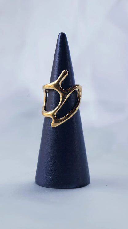 Bague "ESTELLE" - Bleu Saphir